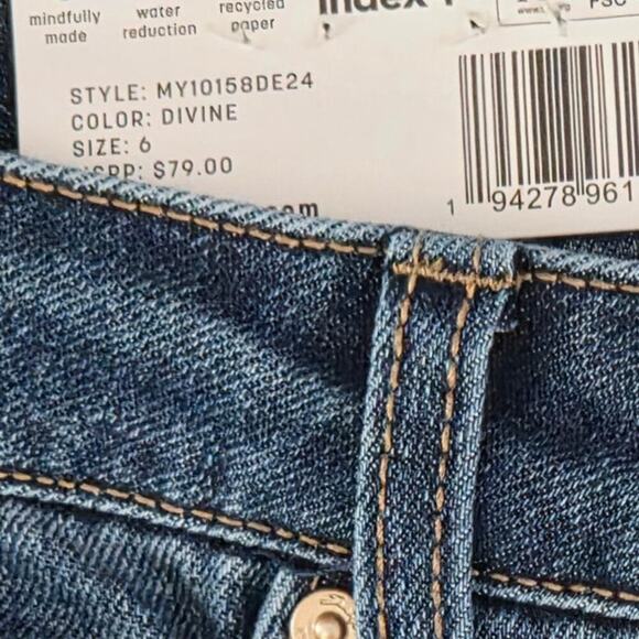 Seven7 Women's 90's Straight Jeans-High Rise-Size6-NWT - Picture 2 of 8